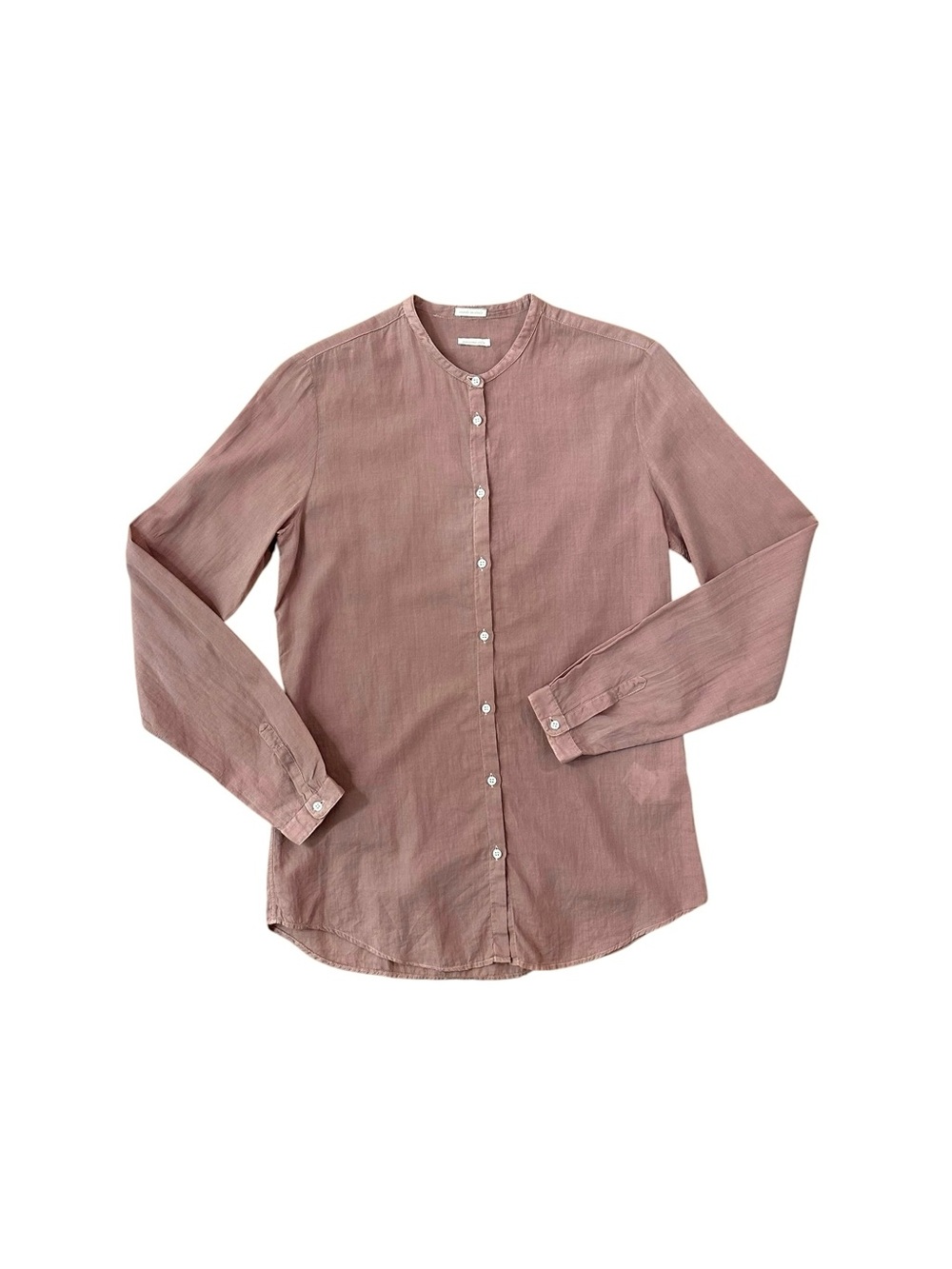 Massimo Alba Cotton Cashmere Blend Long Sleeve Lightweight Button Up Shirt